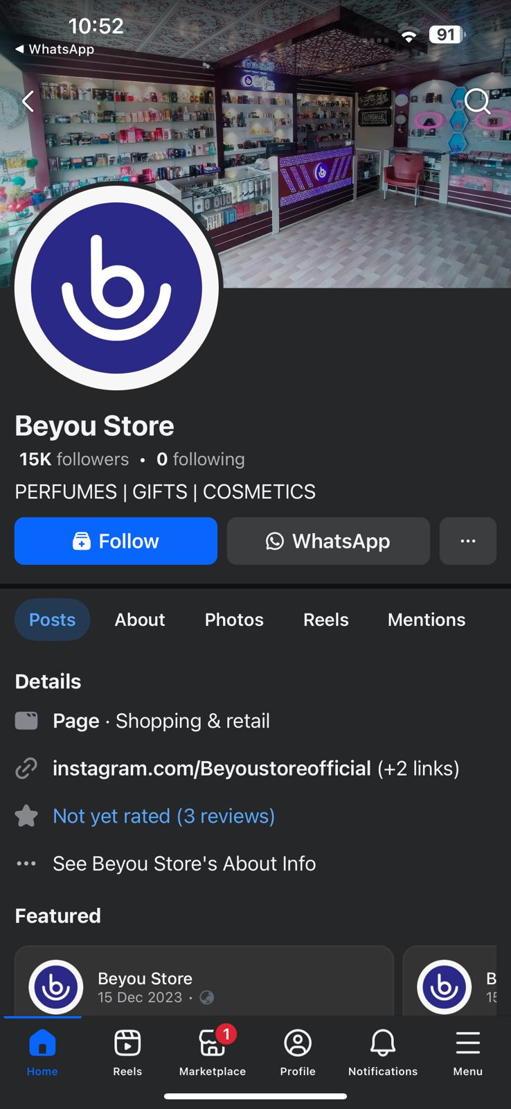 Facebook — Reach & Precision